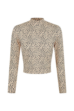 Cheetah Long Sleeve Surf Top