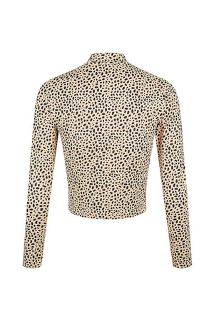 Cheetah Long Sleeve Surf Top